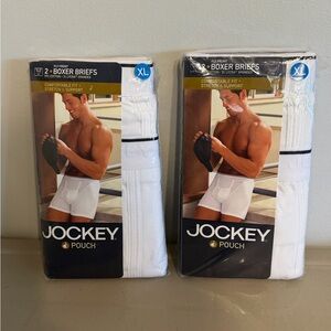 Jockey Men's White Pouch Boxer Briefs - XL (2 Pack)